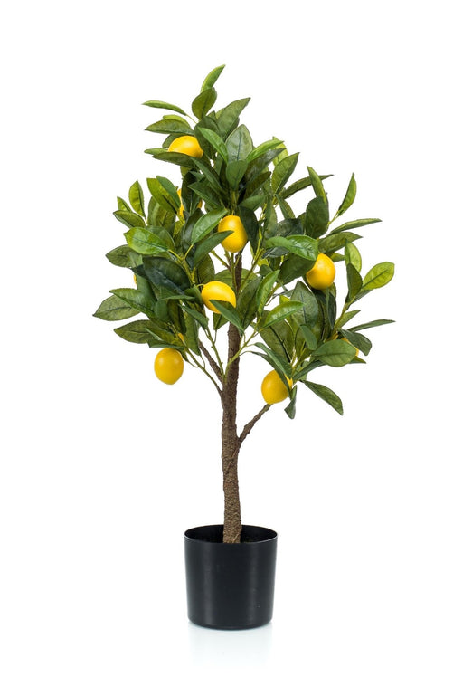Citrontræ Kunstig Plante - H72Cm, Ø12Cm