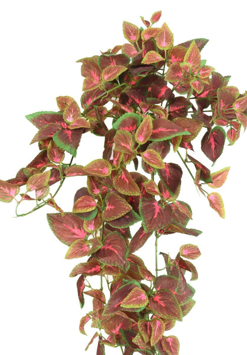 Kunstig Coleus På Stake 75Cm Rød Grøn