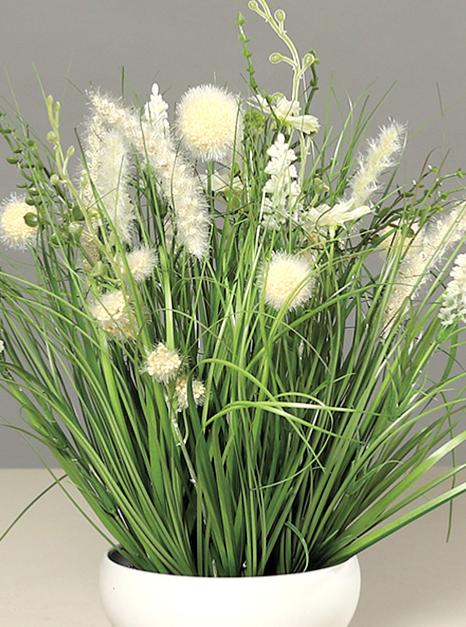 Kunstigt Blomsterarrangement Keramisk Eng 40Cm
