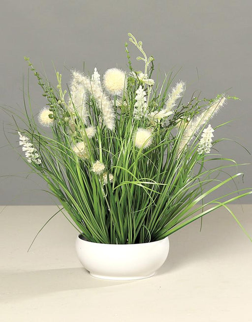 Kunstigt Blomsterarrangement Keramisk Eng 40Cm