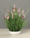 Sammensætning Af Kunstige Blomster I Hvid Keramik 50Cm