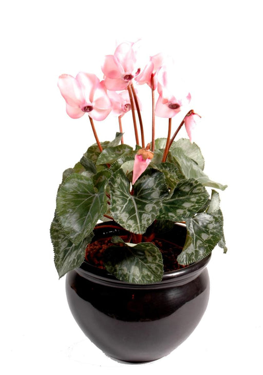 Kunstig Cyclamen Pink 32 Cm På Stake