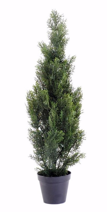 Miniature Kunstig Cypres H.93Cm Til Udendørs