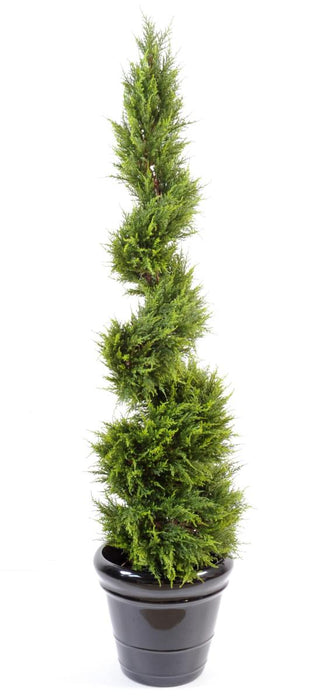 Kunstig Spiralcypres 160 Cm Til Udendørs Have