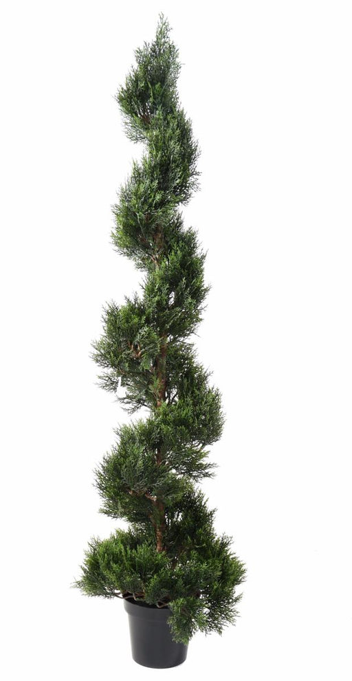 Kunstig Spiralcypres 180 Cm Til Udendørs