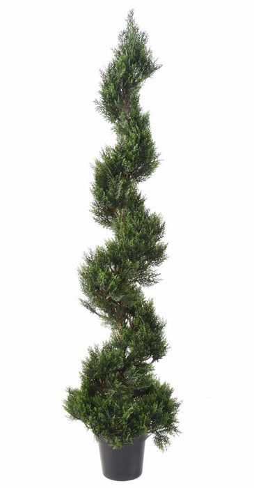 Kunstig Spiralcypres 180 Cm Til Udendørs