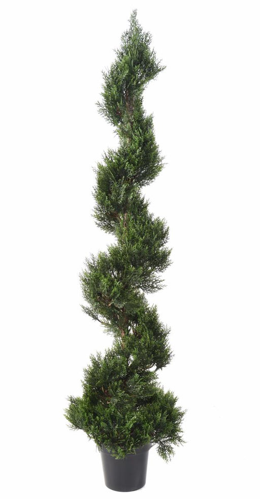 Kunstig Spiralcypres 180 Cm Til Udendørs