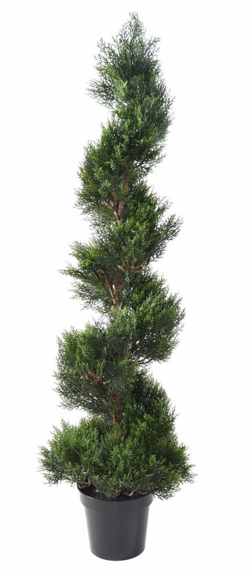 Kunstig Spiral Cypres Til Have 150 Cm Grøn
