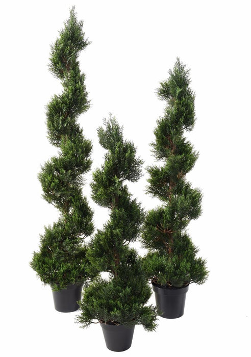 Kunstig Spiral Cypres Til Have 150 Cm Grøn