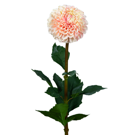 Kunstig Dahlia Stængel 96 Cm Creme Pink Dekorative Blomster