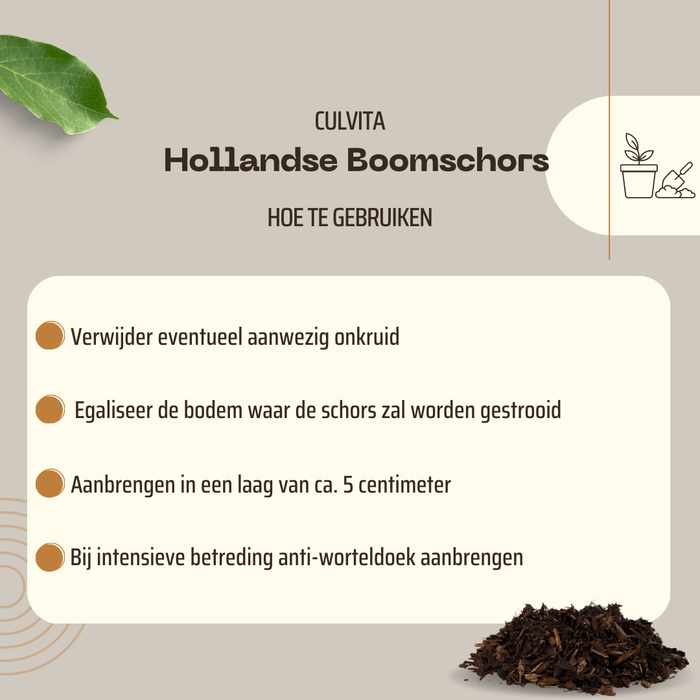 Hollandsk Træbark - 40L