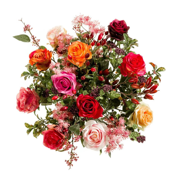Emerald Bouquet Artificial Flame Roses