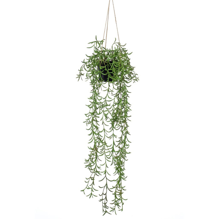 Smaragd Kunstig Senecio Hængende Busk I Potte 70 Cm
