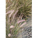 Smaragd Kunstig Pennisetum Græs 58 Cm I Zink Potte