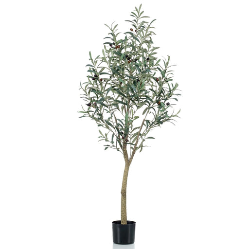 Kunstigt Smaragd Oliventræ 140 Cm I Plastpotte
