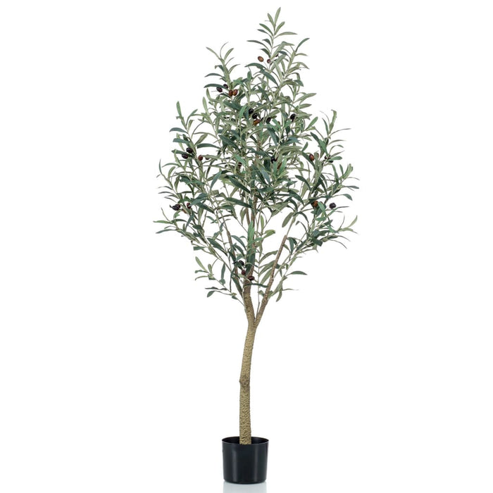 Kunstigt Smaragd Oliventræ 140 Cm I Plastpotte