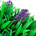Sæt Med 2 Kunstige Buksbomkugler Med Lavendel 30 Cm