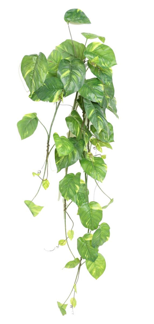 Kunstigt Løv Philodendron H.130Cm Broget