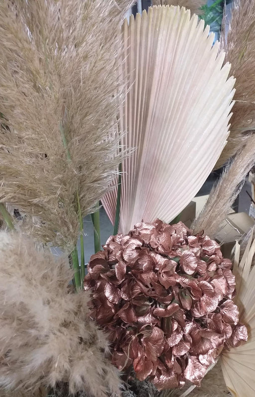 Kunstig Blad Palmetræ Beige Pink 60Cm Dekoration