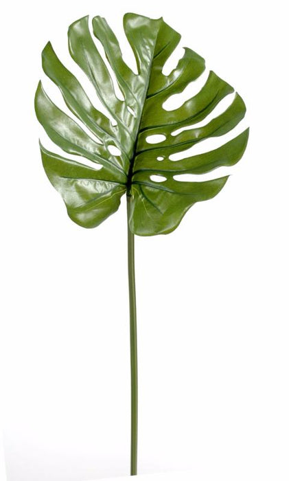 Kunstigt Philodendron Blad H.75Cm Grøn