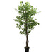 Kunstig Ficus 378 Blade 80 Cm Grøn