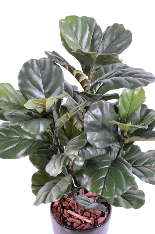 Kunstig Ficus Lyrata 90 Cm Indendørs Grøn Plante