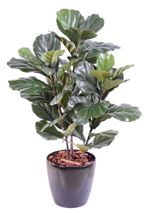 Kunstig Ficus Lyrata 90 Cm Indendørs Grøn Plante