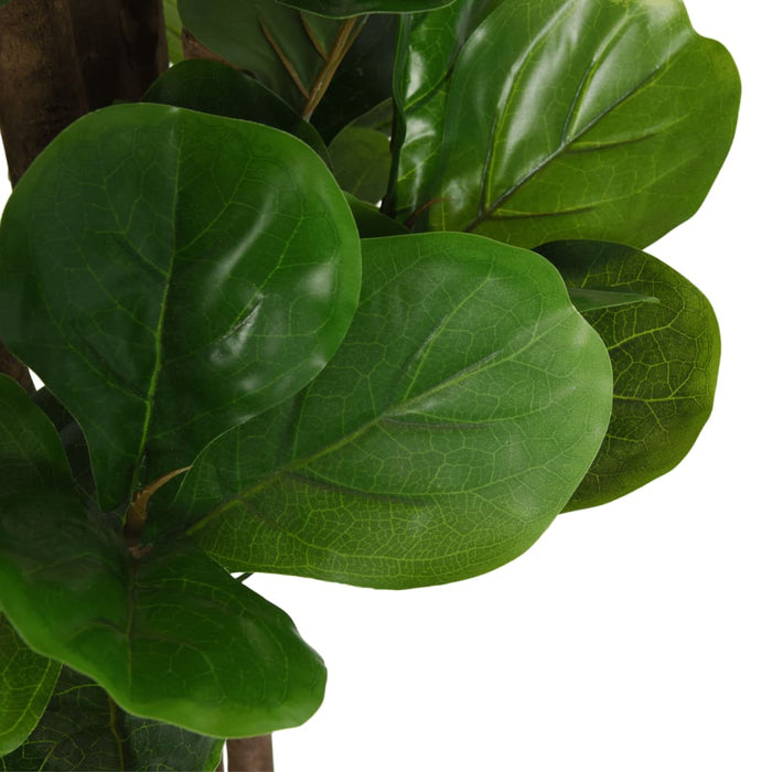 Kunstig Ficus Lyrata 96 Blade 80 Cm Grøn