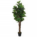 Kunstig Ficus Lyrata 96 Blade 80 Cm Grøn