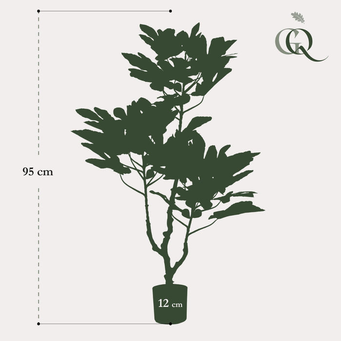 Figentræ Kunstig Plante H95Cm, Ø12Cm
