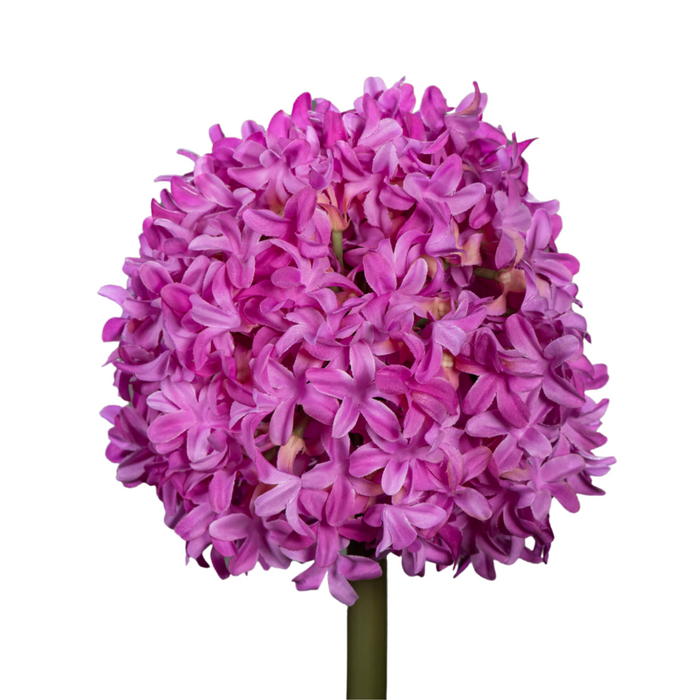 Kunstig Blomst Allium Fuchsia 79 Cm Hvidløgsstængel