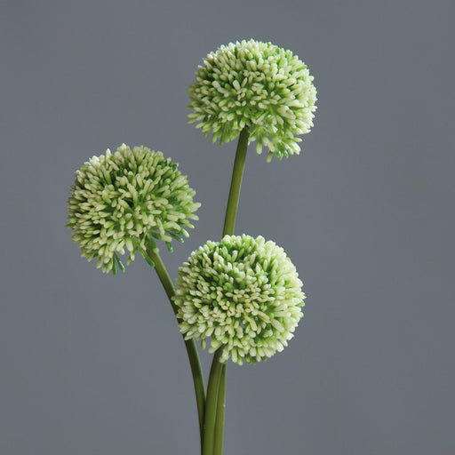 Kunstig Blomst Allium Grøn Sæt Med 3 Buketter 46Cm
