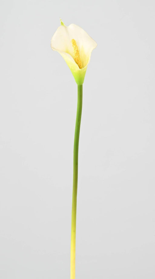 Kunstig Hvid Arumsblomst 44 Cm Til Indretning