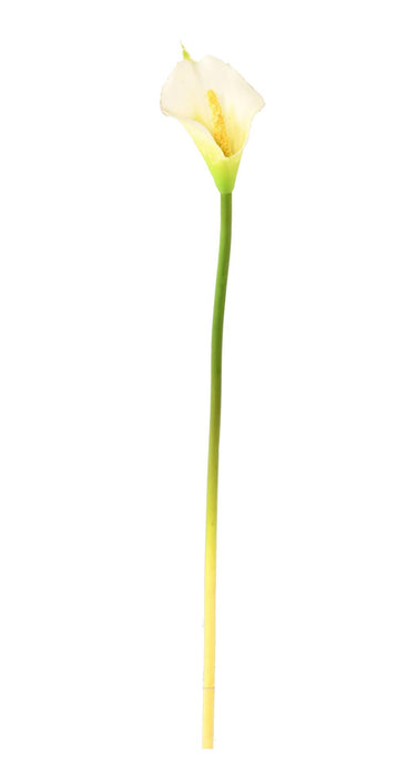 Kunstig Hvid Arumsblomst 44 Cm Til Indretning