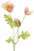 Lyserød Kunstig Valmueblomst
