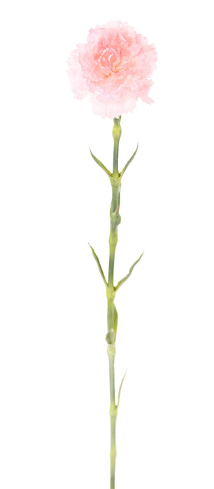 Kunstig Blomst Pink Nellike H.55Cm Til Buket