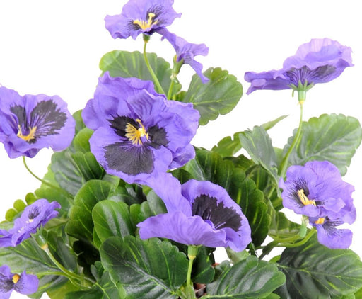Kunstig Lilla Stedmoderblomst Til Indretning