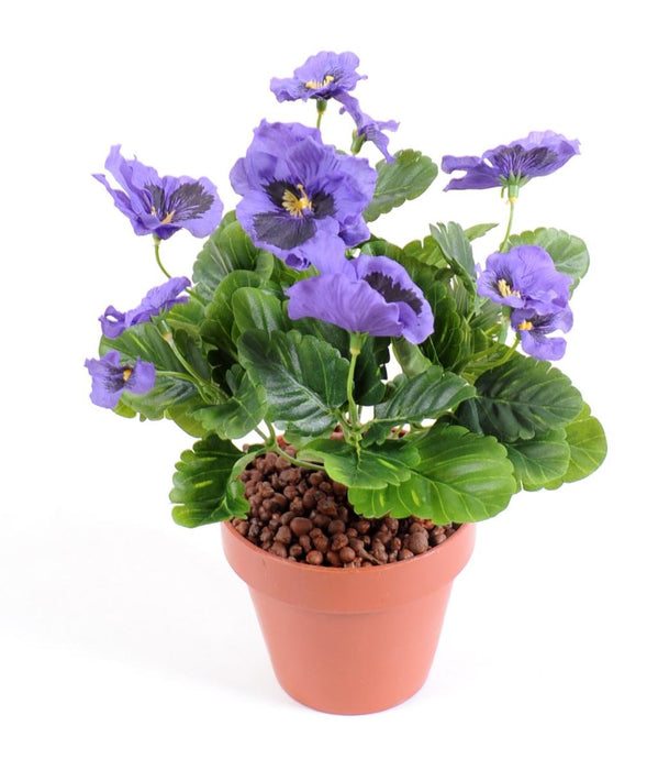 Kunstig Lilla Stedmoderblomst Til Indretning