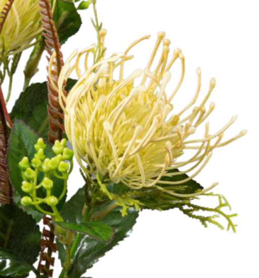 Kunstig Blomst Protea Høj 82Cm Indvendig Dekoration