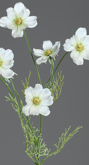 Kunstig Kosmos Blomstercreme 67 Cm Blomsterarrangement