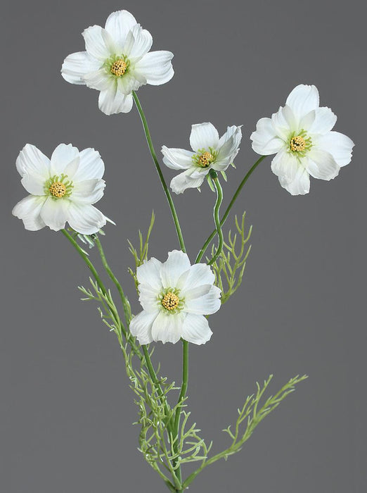 Kunstig Kosmos Blomstercreme 67 Cm Blomsterarrangement