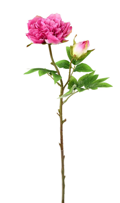 Kunstig Pæonblomst 55 Cm Lyserød Interiørdekoration