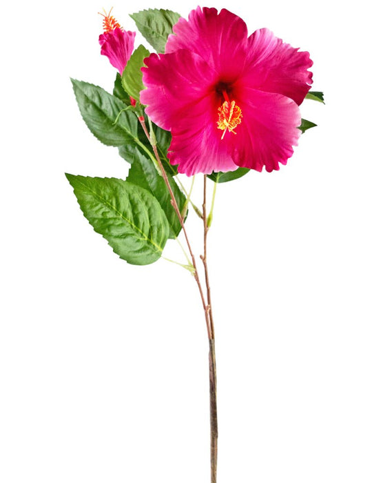 Kunstig Blomst Hibiscus Pink