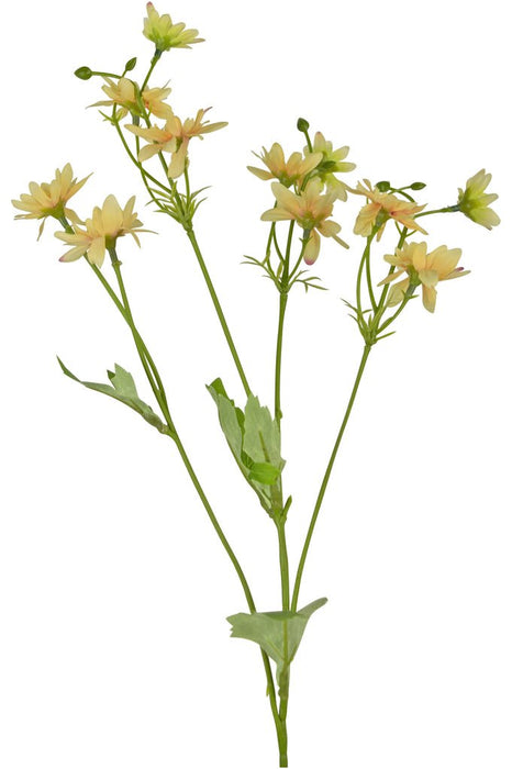 Kunstig Fersken Daisy Flower.