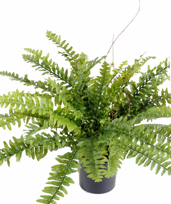 Kunstig Boston Bregne I Pot H.50Cm Grøn