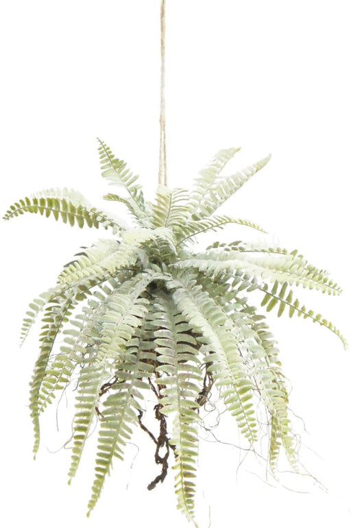 Frosted Fern - Kunstigt Løv Til At Hænge