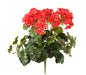 Kunstig Rød Geranium 6 Hoveder Til Dekoration