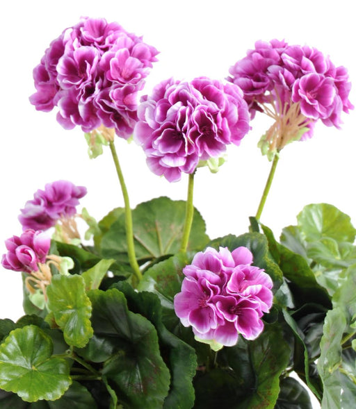 Kunstig Lilla Geranium 40 Cm Med Stag