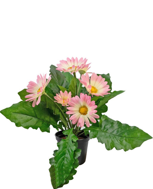 Lyserød Kunstig Gerbera