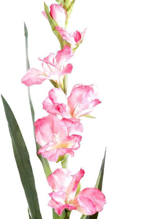 Kunstig Gladiolus Pink 110 Cm Til Blomsterdekoration